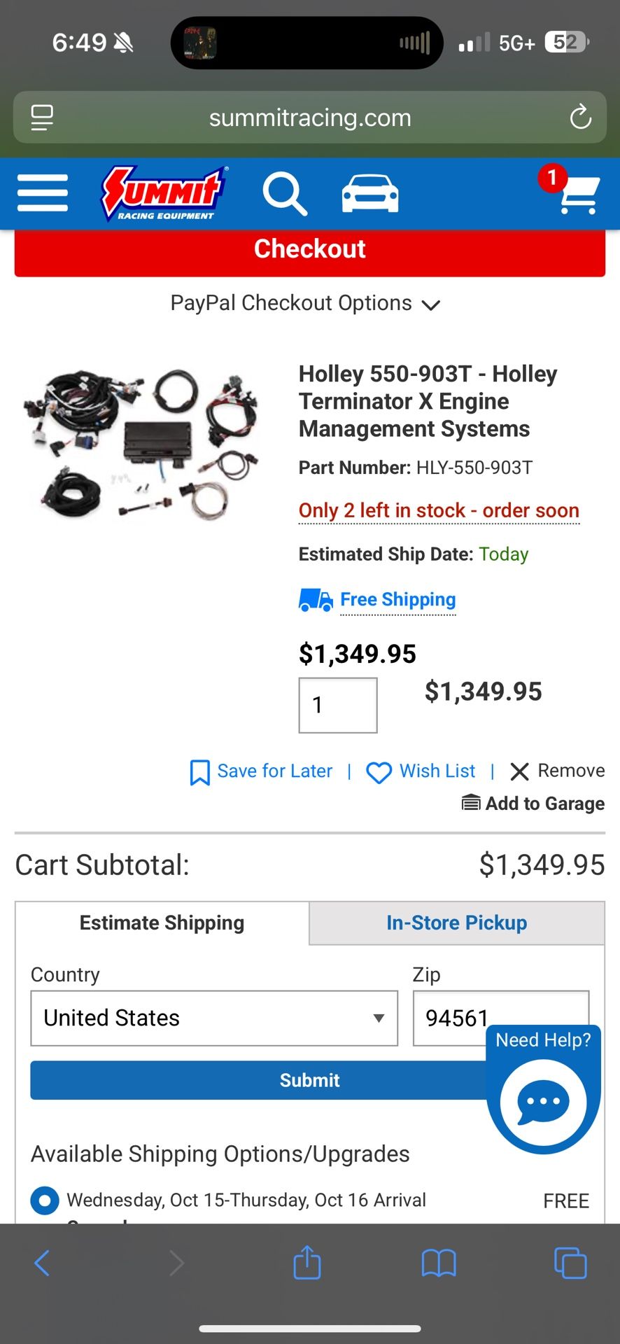 Holley Terminator X Engine Management Systems 550-903T