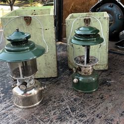 Antique Coleman lanterns