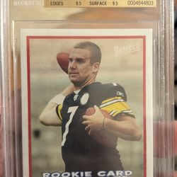 Ben Roethlisberger Bgs 9.5 Rookie 