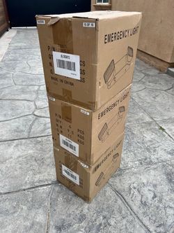 18 Pieces emergency lights asking $20 Each thank you