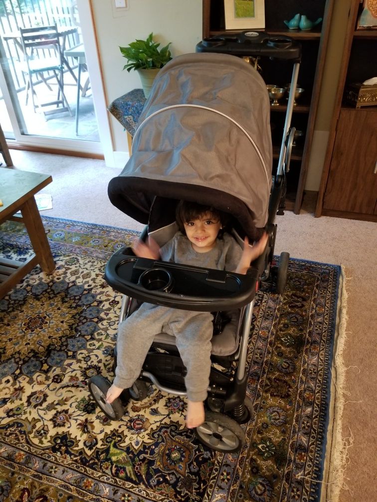 Sit and Stand stroller