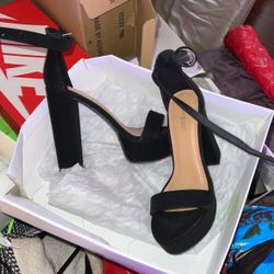 Black Heels Size 8