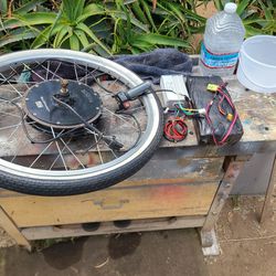 Front wheel electric bike kit