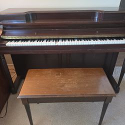 Vintage Piano & Bench