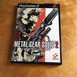 PlayStation 2 / PS2 - Metal Gear Solid 2