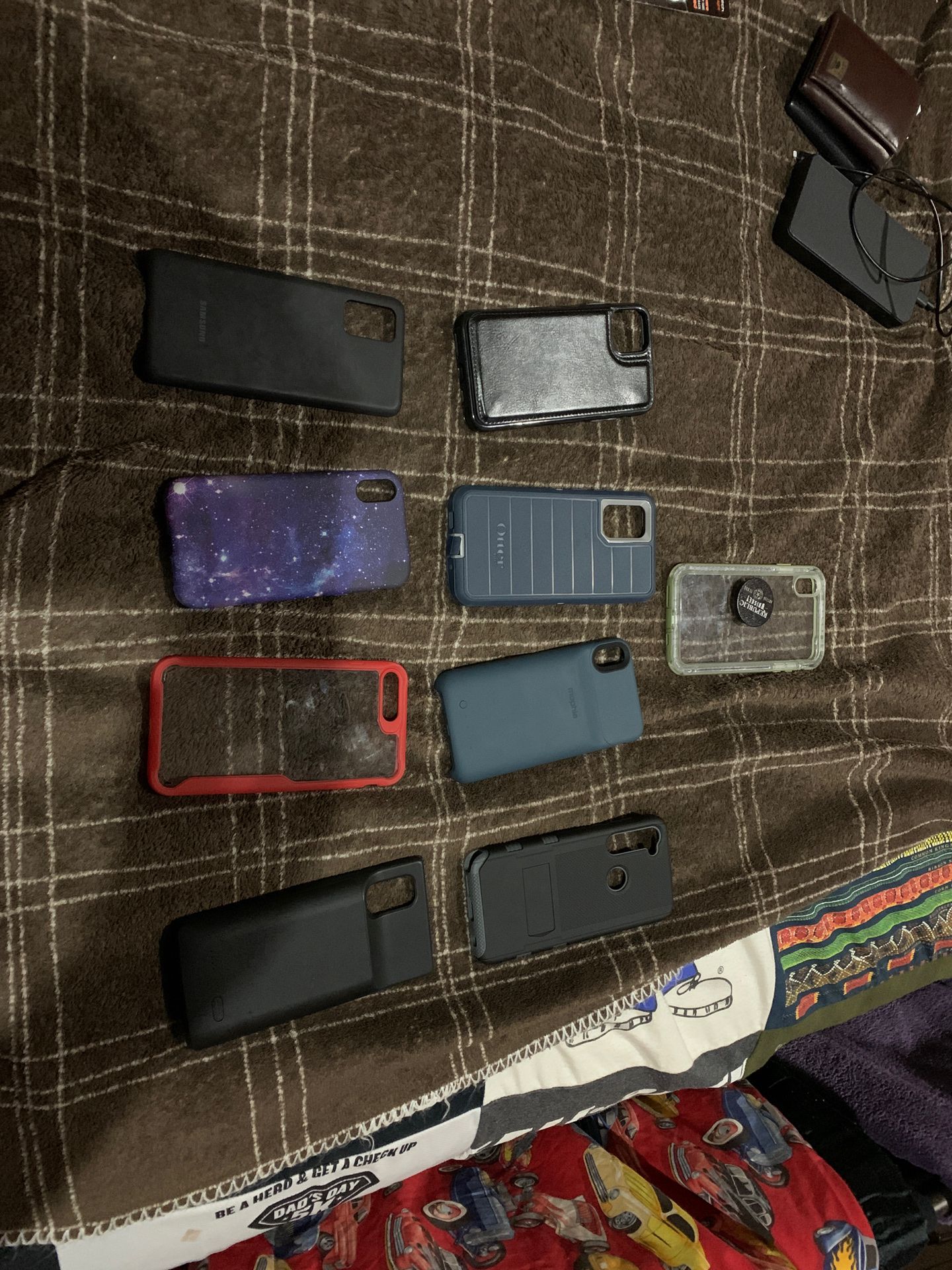 Phone cases for the Motorola g stylus, Samsung s20+, note 10+, iPhone xs max