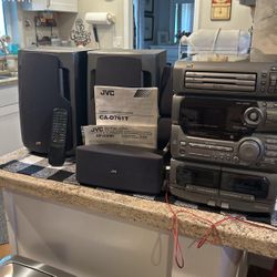 JVC Compact Component System/ Not Tested