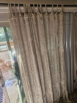 Macrame curtains