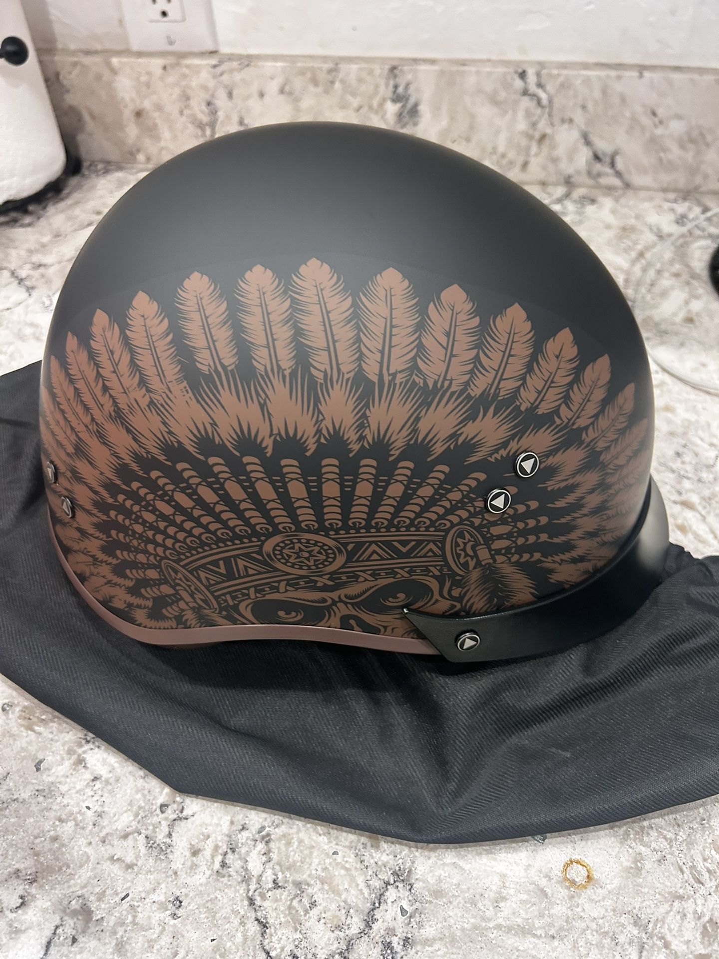 Motorcycle Half Helmet Sun Visor