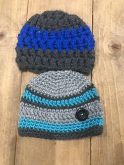 Newborn boy beanies