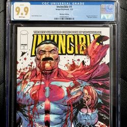 INVINCIBLE #1 WhatNot OMNI-MAN Trade Dress Tyler Kirkham CGC 9.9- RARE