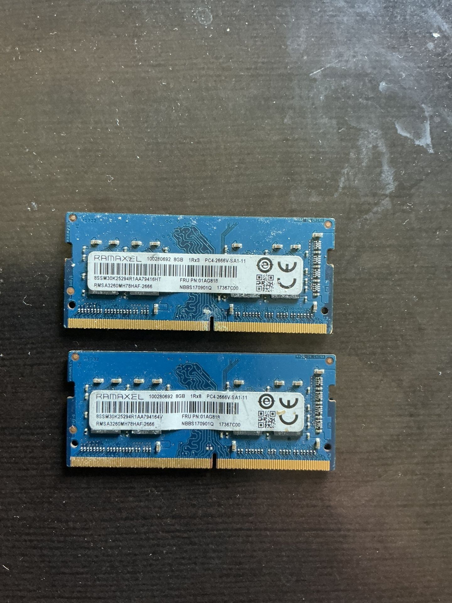 8GB Ram Cards