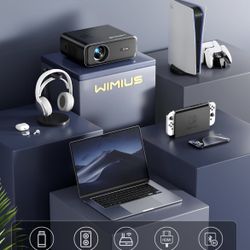 Auto Focus/4K Support] Projector with WiFi 6 and Bluetooth 5.2