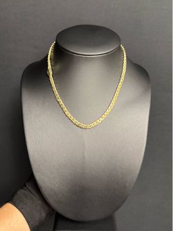 14K Gold filled chino link necklace