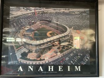 Anaheim Angels Stadium Poster