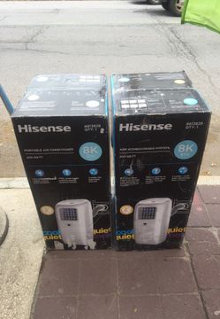 Portable air conditioner new. 2 pcs available $249. Each