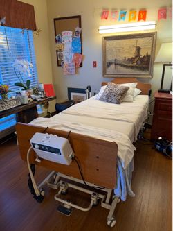 Medline Alterra 1385 Full Electric High-Low Hospital Bed (No Mattress)