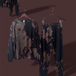 Unisex Brand New Sweat Suit 2 Piece Size Large Tye Dye 