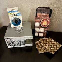 NEW Drinking Glasses And Ice Mold Set