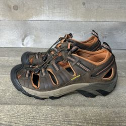 KEEN Men's Arroyo 2 Closed Toe Hiking Water Sandals Men’s Size 8 Brown Orange 