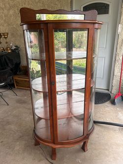 Glass display case