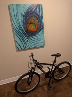 Huffy Highland Mountain Bike - 26" Wheels - 21 Wheels - 21 Speeds - M/L - Black