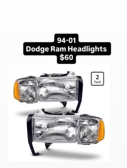 94-01 Dodge Ram Headlights $60