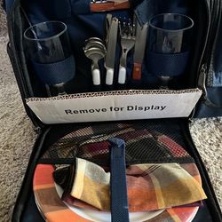 Malibu picnic time , picnic basket cooler 