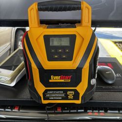 Everstart 1600 Amp Jump Box/air Compressor 