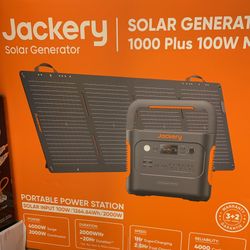 Jackery Solar Generator - 1000 Plus 100W Mini