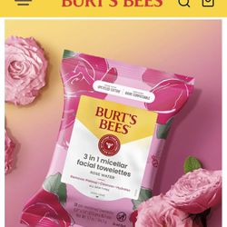 Burt’s Bees Rose Water Facial Towelettes