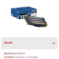 Toner Cartridges 4 Pack Different Colors