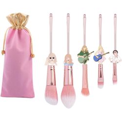 5PCS T_S_ Theme Makeup Brushes Set