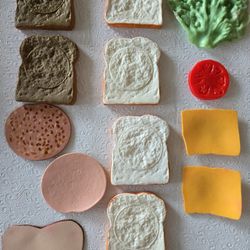 Plastic Sandwich Food