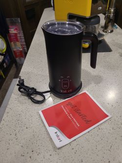 Instant, milk frother , with instructions