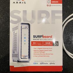 Arris SB8200 SURFboard DOCSIS 3.1 Cable Modem