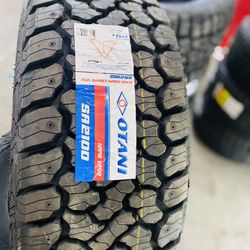 LT 35x12.50R20 All Terrain Tires - 12 Ply 