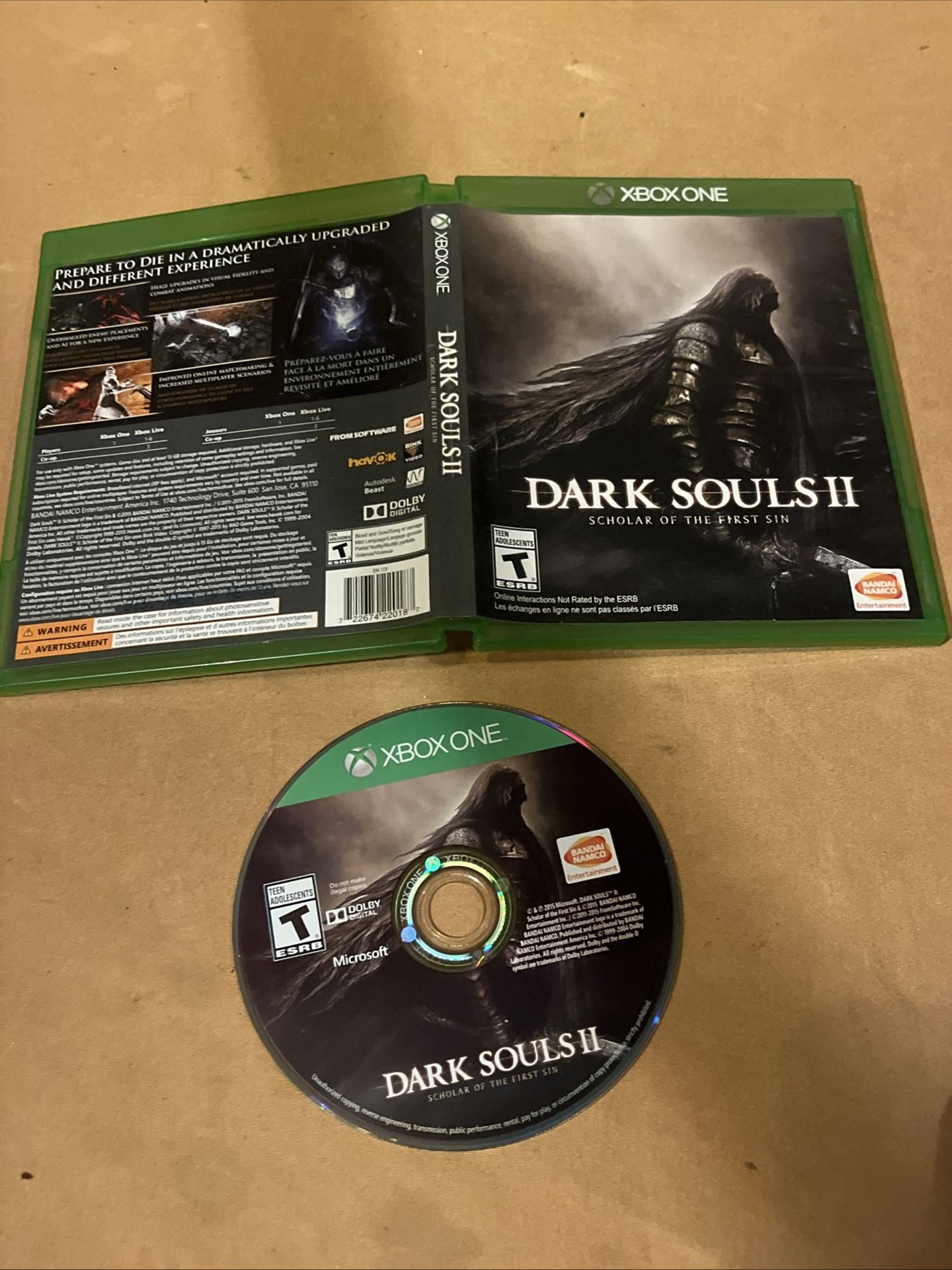 Dark Souls II: Scholar of the First Sin (Microsoft Xbox One, 2015) Tested