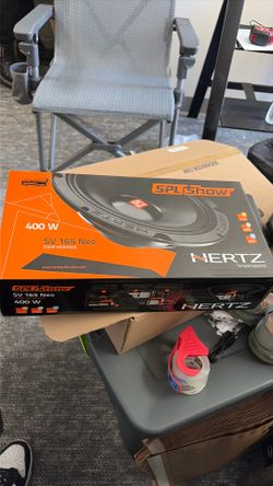 Hertz SV 165 NEO SPL Midrange Driver Speaker 6.5" 4 Ohm SV165NEO fits Harley