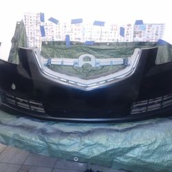 07/08 Acura Tl Front Bumper With Fog Light Inserts( No Fog Lights)