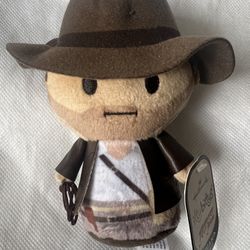 Brand New with Tags – Hallmark Itty Bittys Indiana Jones Mini Plush (5”)  Bring home the legendary archaeologist with this officially licensed Hallmar