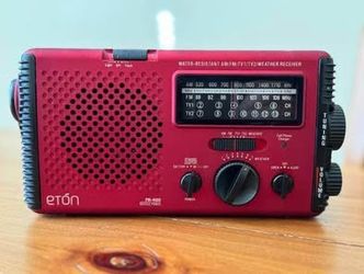 Etón Emergency Crank/Battery Radio…Available!