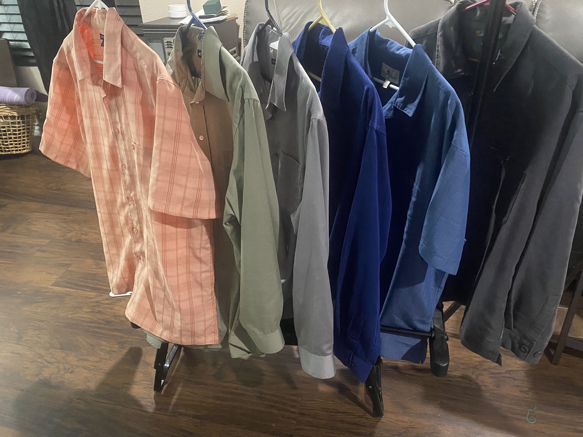 Men’s XL Button Up Shirts $6 each