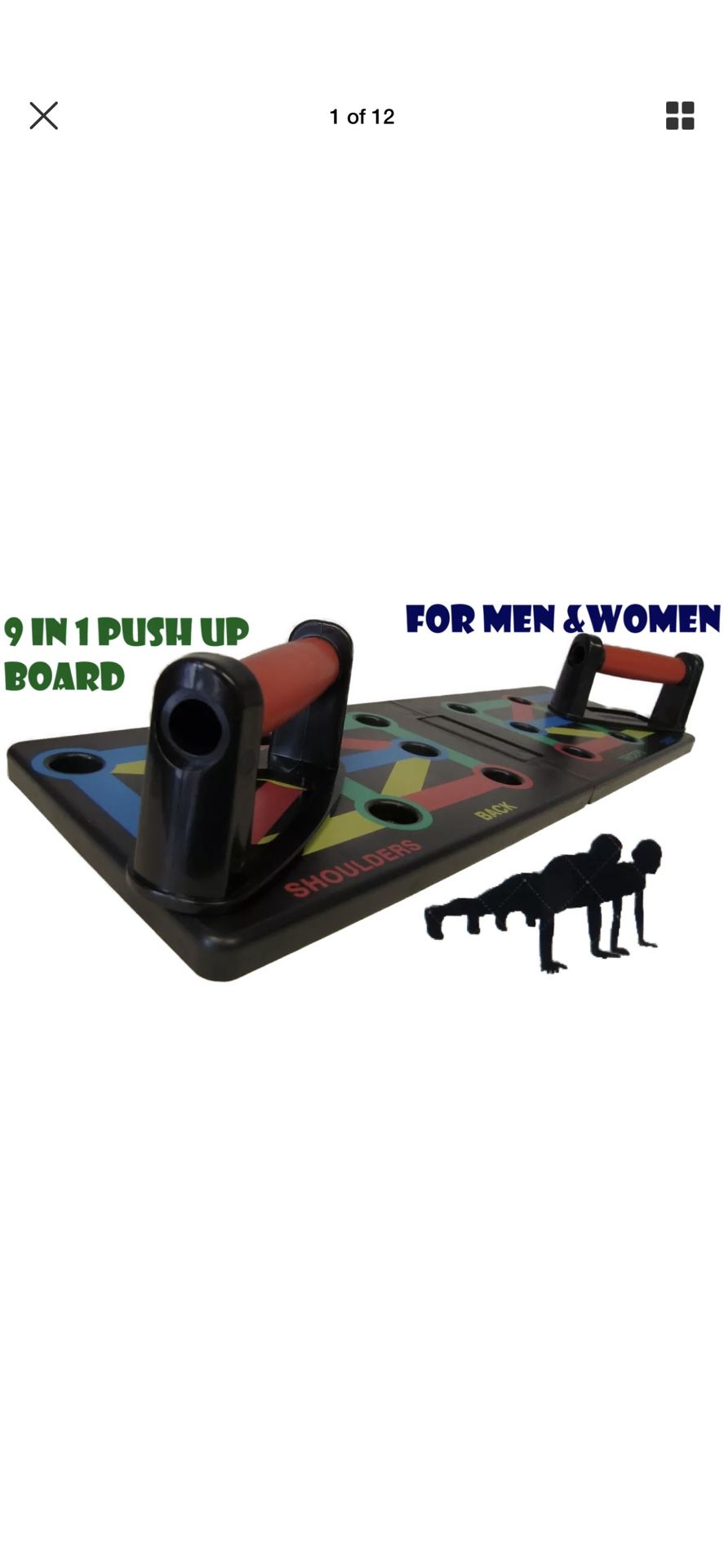 9 in 1 Push up rack board strength fitness exercise
