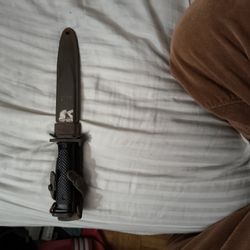 West German Made Plum Eickhorn Garand Bayonet, Rare Haitian Us M5A1 Us M8S1 Scabbard 