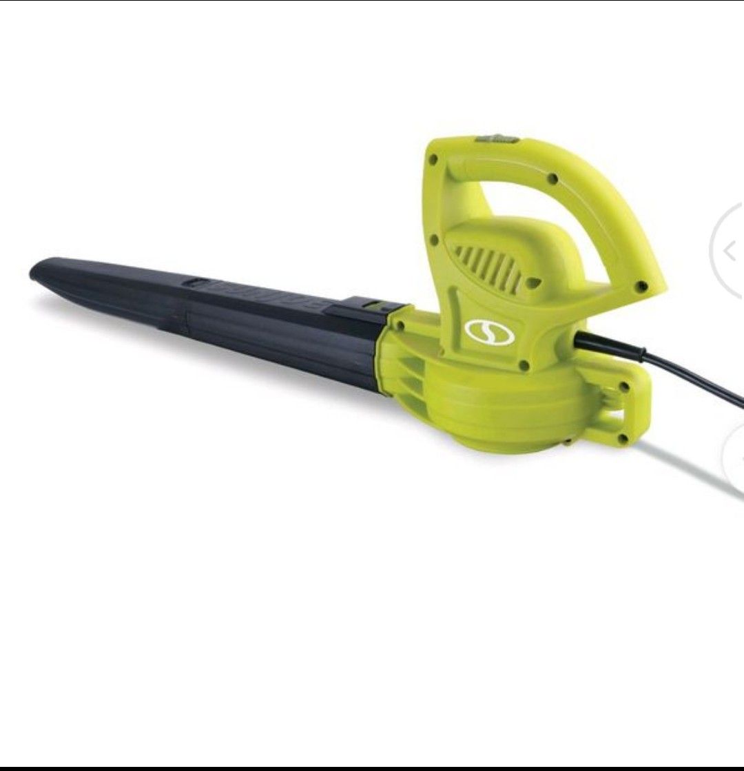 Sun Joe SBJ597E-SJB 6-Amp 155 MPH Electric Leaf Blower, Dark Blue