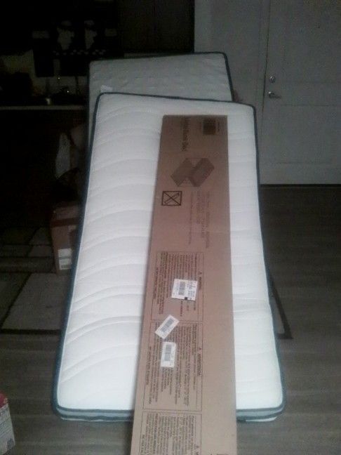 Twin Bunk Beds With Mattress Brand New Never Used