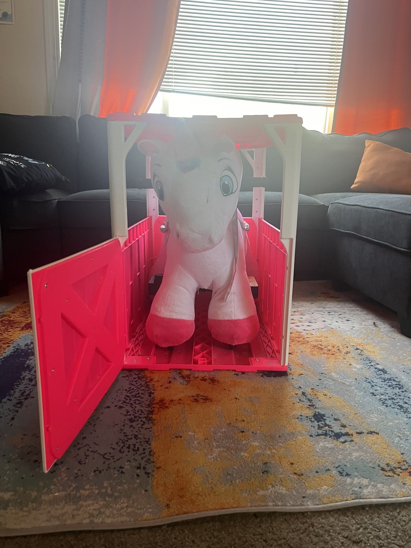 Stable Buddies Willow Unicorn 6V Plush Ride-On
