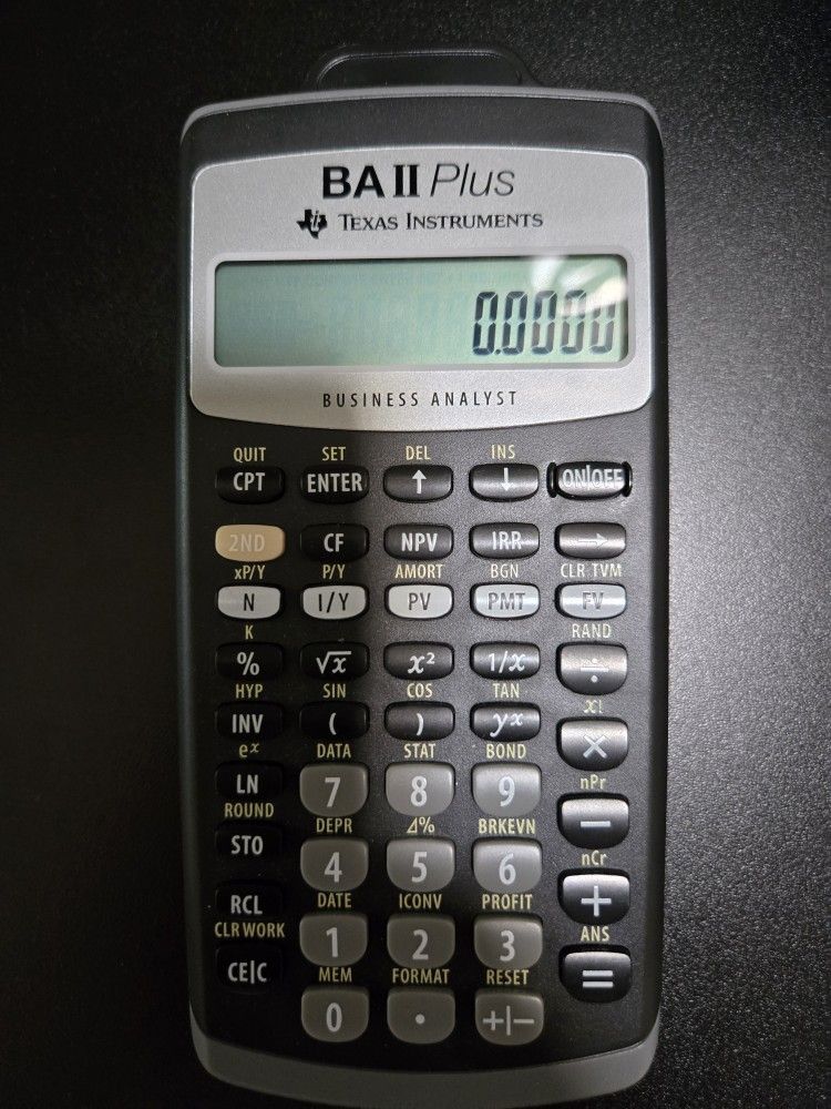 Texas Instruments BAII Plus Calculator