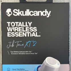 New Skullcandy Jib True XT 2 True Wireless Earbuds - Light Blue Gray - S1JTW-P751